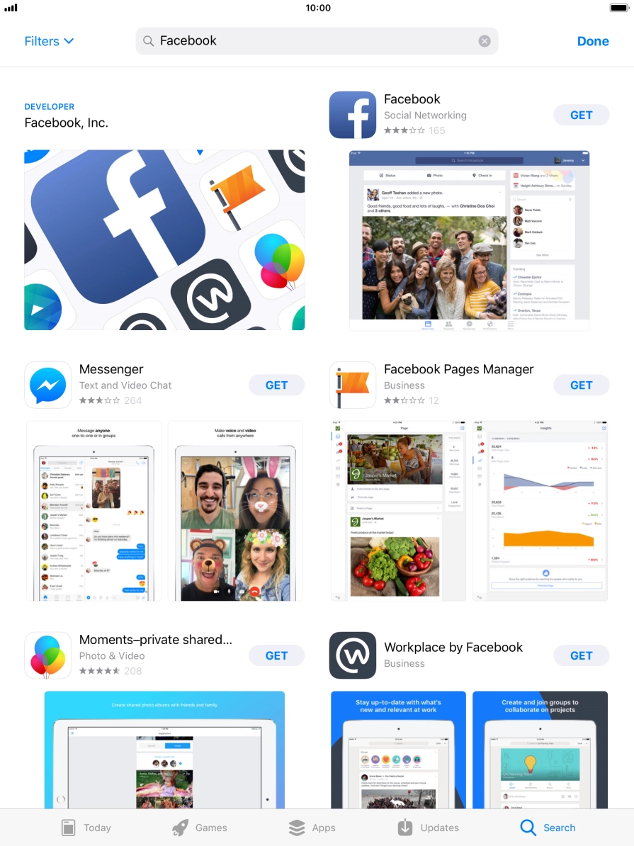 Press Facebook. Press Facebook.