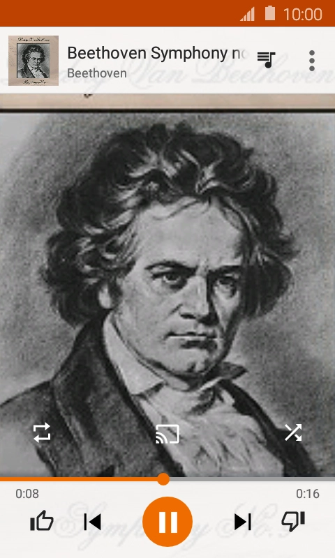 Press arrow right to go to the next audio file.