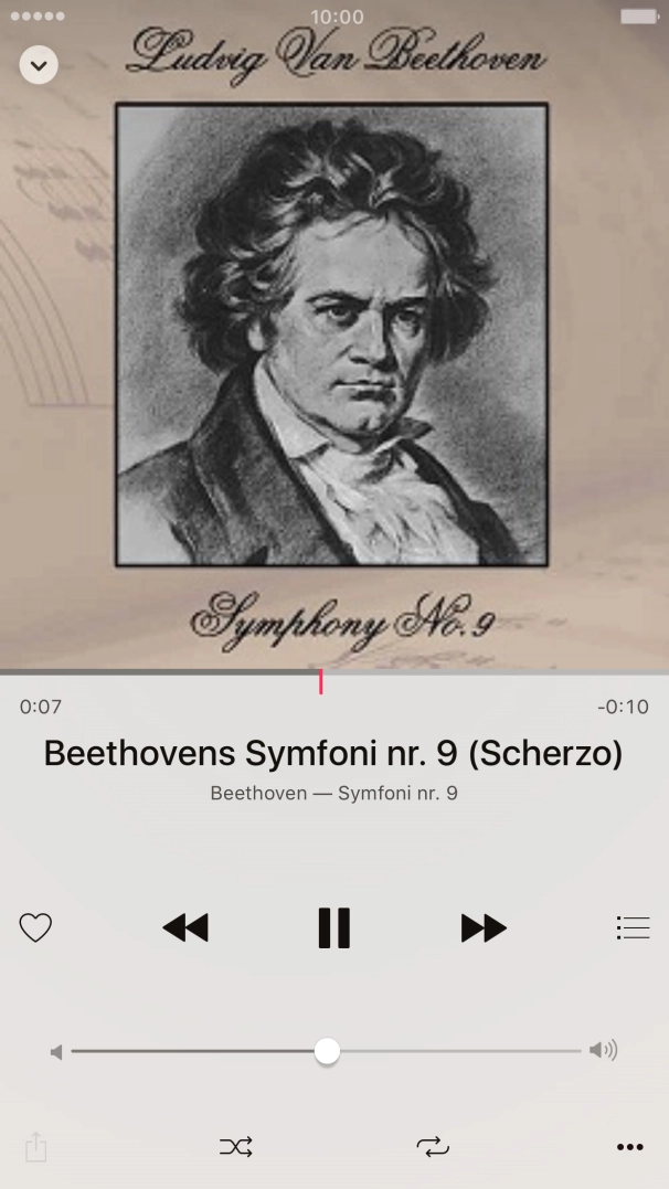 Press arrow right to go to the next audio file.