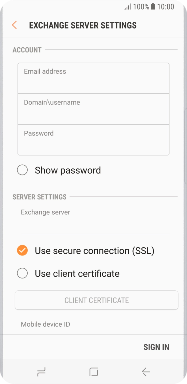 Press the field below Press the field below