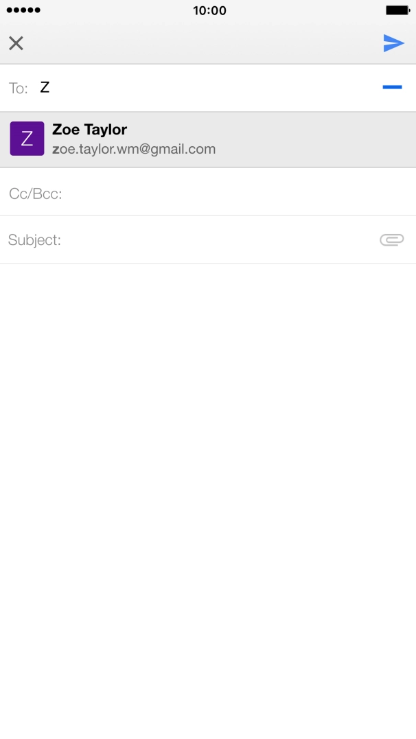 Press the required contact.