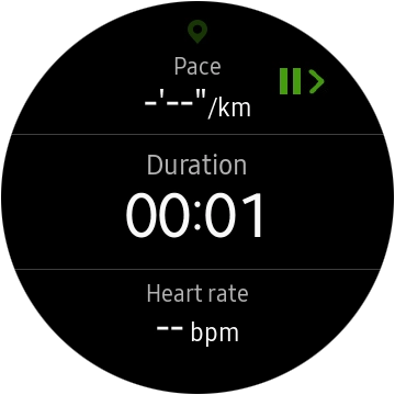 Slide your finger left on the screen to see more data. Slide your finger left on the screen to see more data.