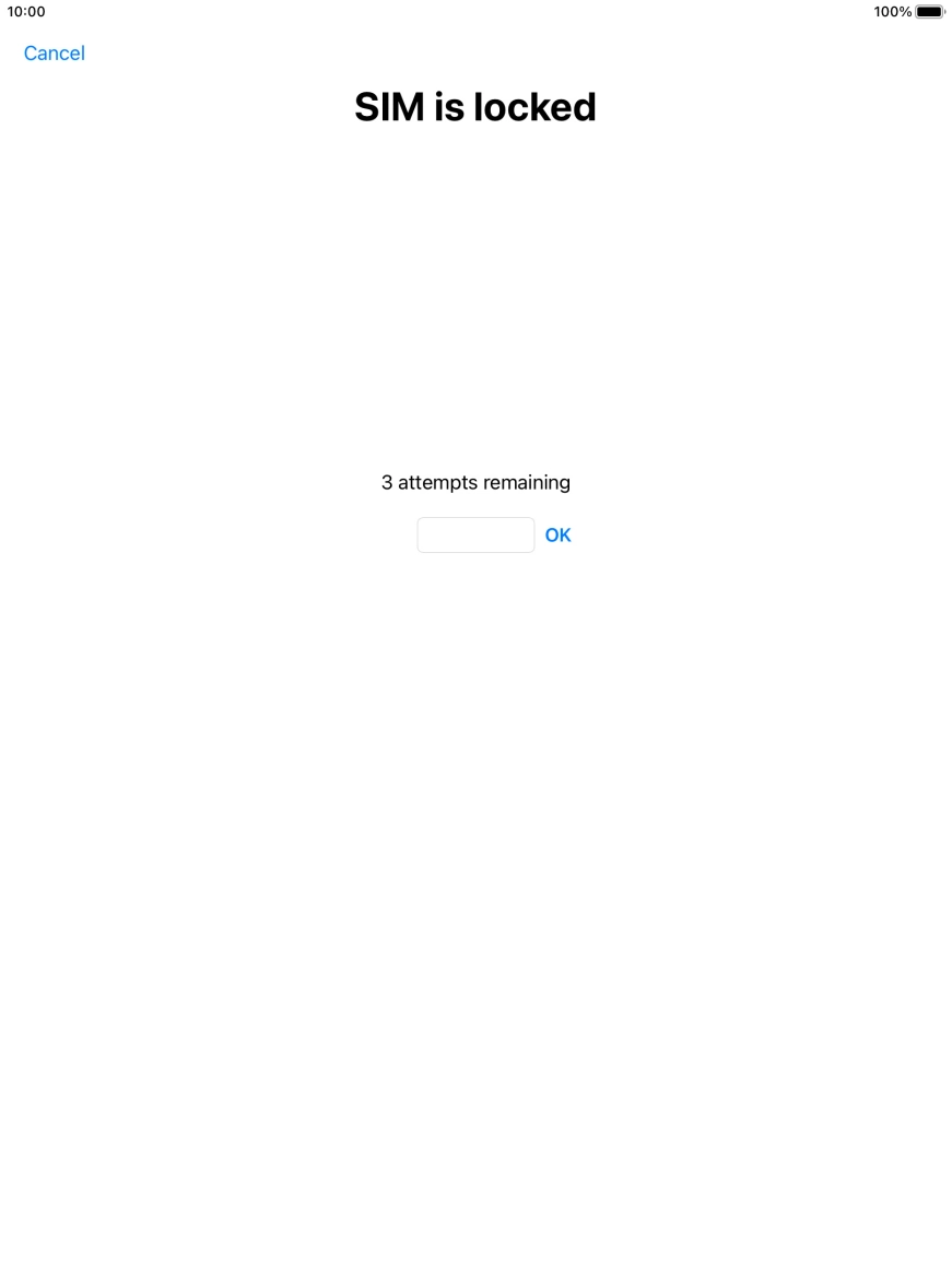 If your SIM is locked, key in your PIN and press OK.