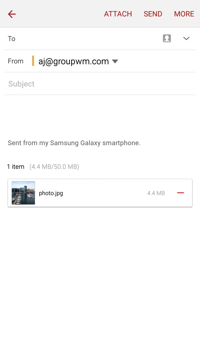 Press To and key in the first letters of the recipient's name.