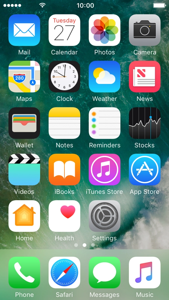 The Wi-Fi icon shows that your phone is connected to a Wi-Fi network.