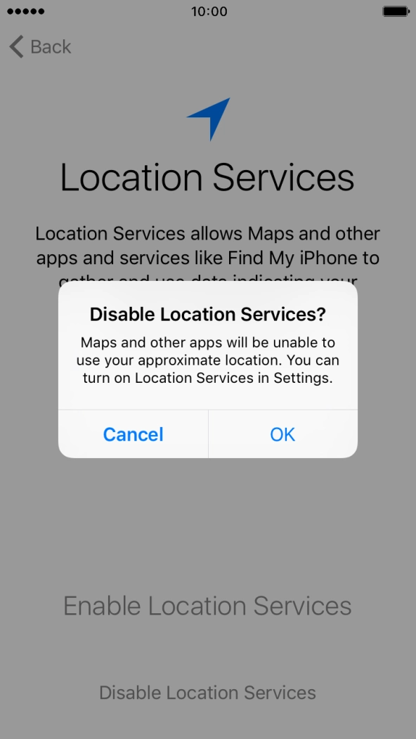 If you turn off the function, press OK.