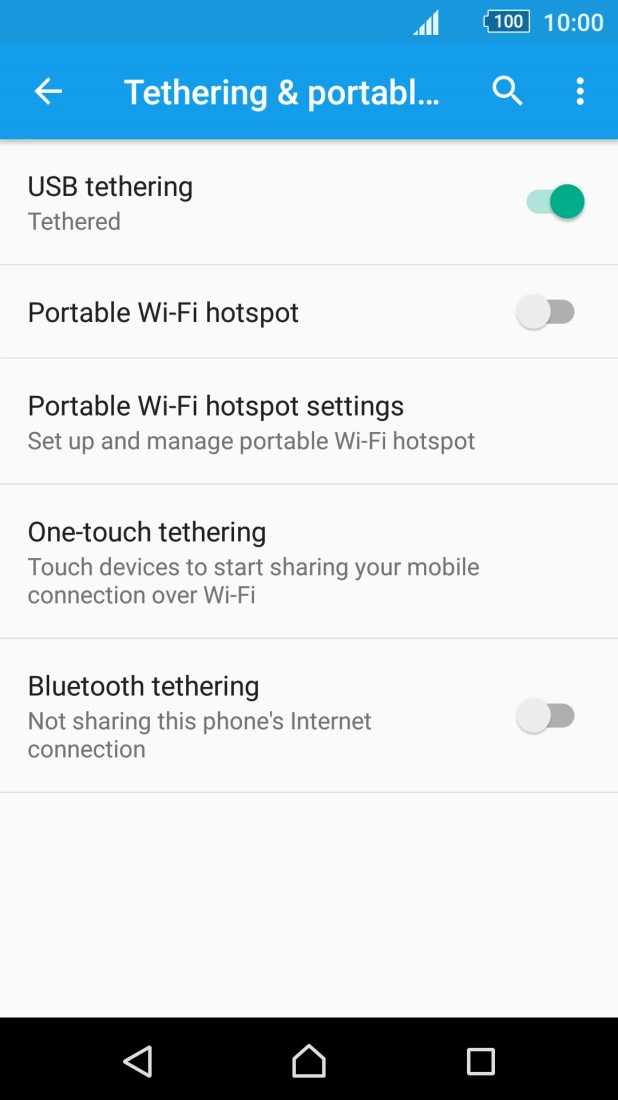 Press the Home key to return to the home screen.