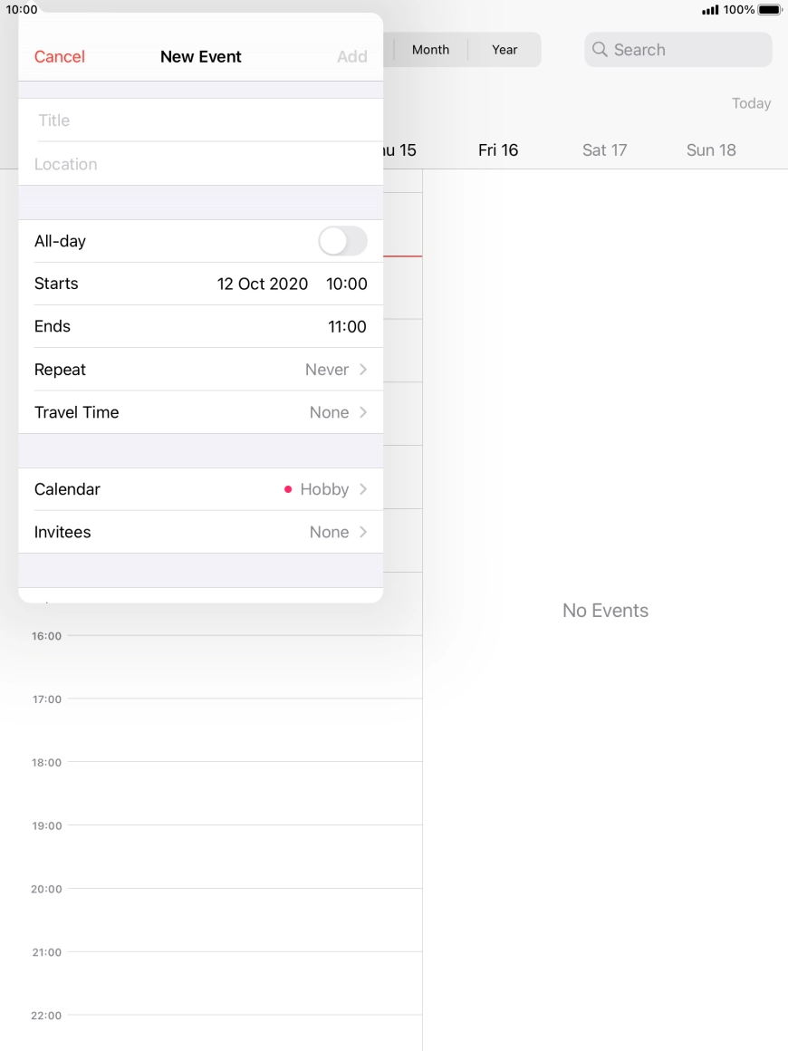 Press the Home key to return to the home screen.