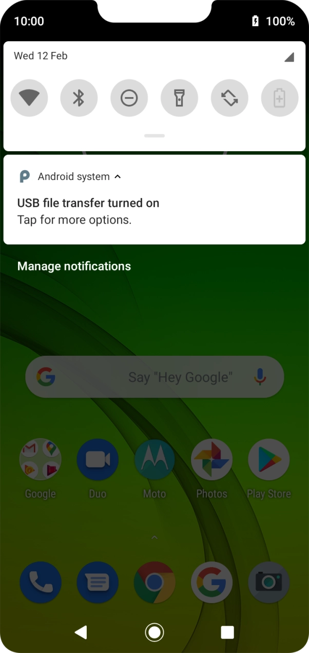 Press Tap for more options..