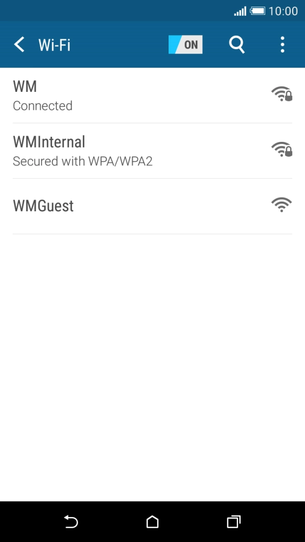 Press the Home key to return to the home screen.