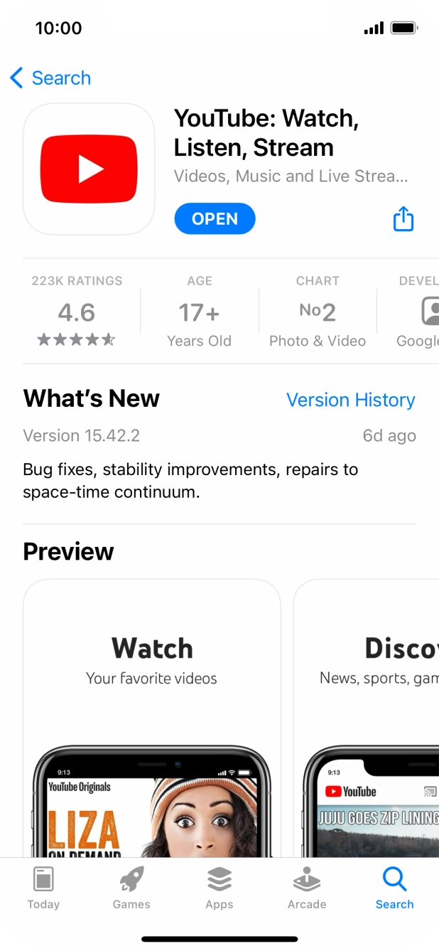 Slide your finger upwards starting from the bottom of the screen to return to the home screen.