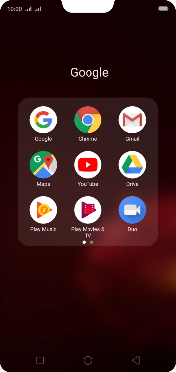 Press Gmail. Press Gmail.