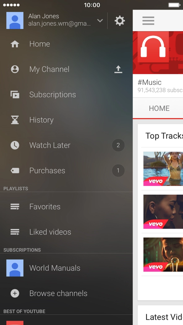 Press the upload icon. Press the upload icon.