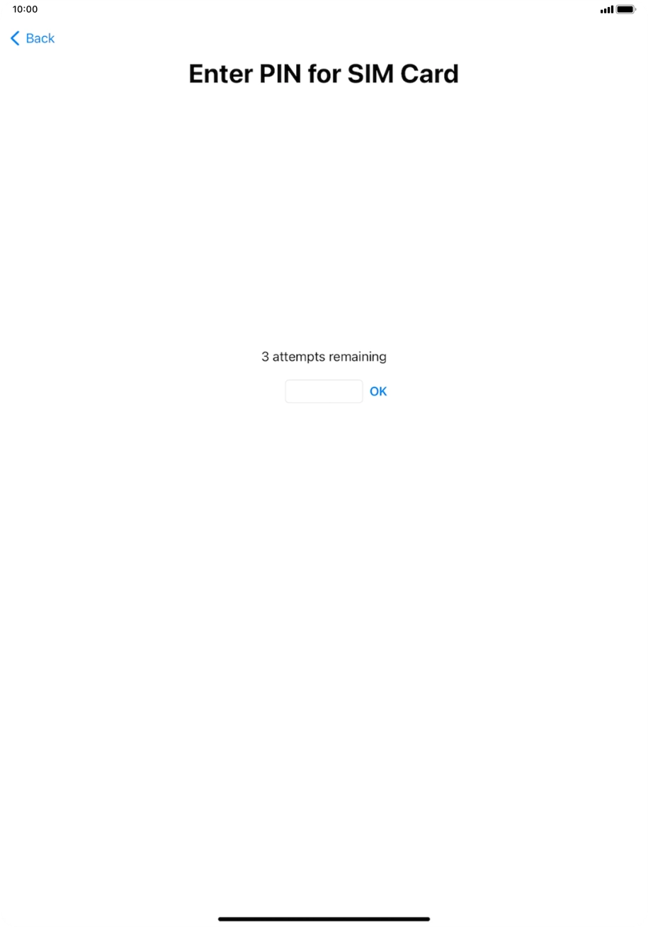 If your SIM is locked, key in your PIN and press OK. If your SIM is locked, key in your PIN and press OK.