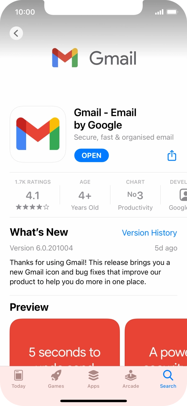 Slide your finger upwards starting from the bottom of the screen to return to the home screen.