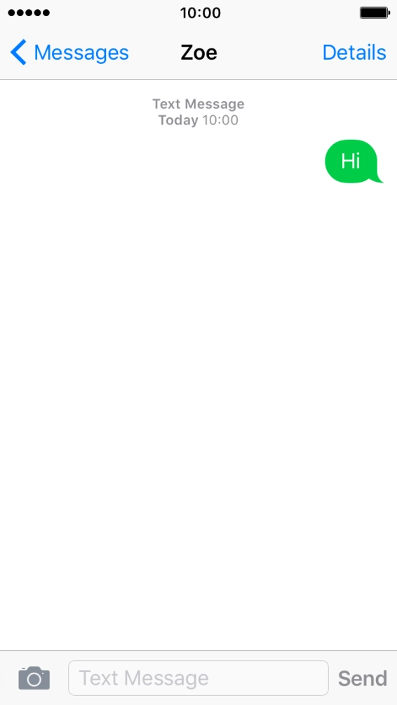 Press the Home key to return to the home screen.