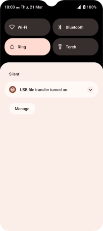 Press the drop down list.