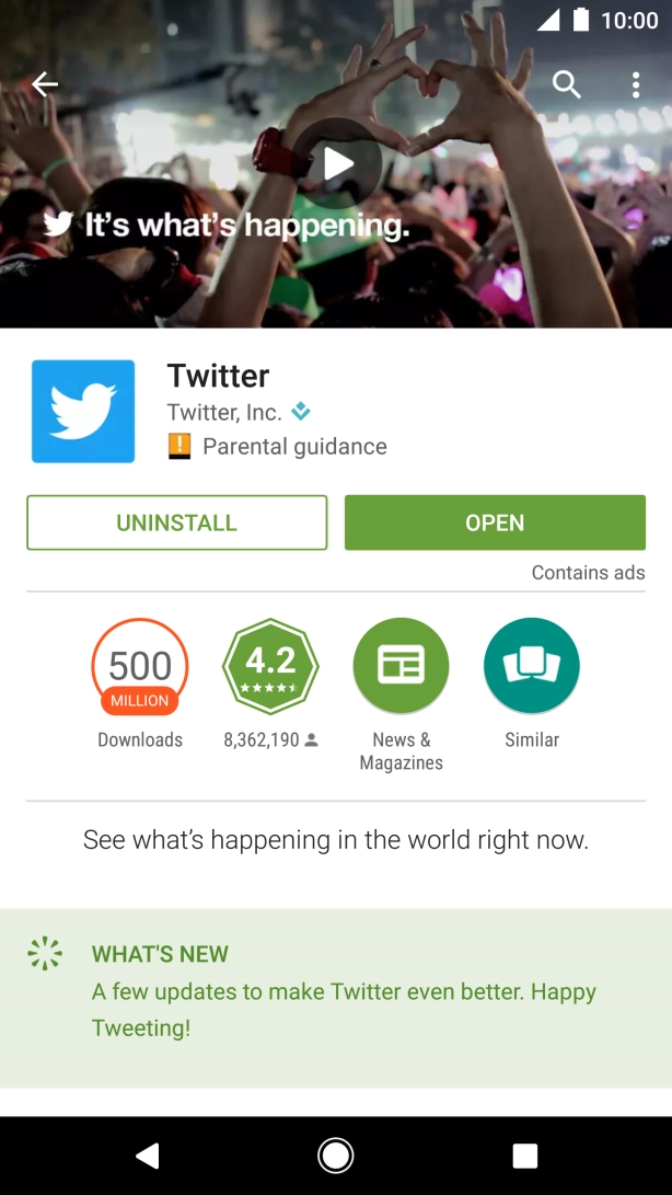 Press the Home key to return to the home screen. Press the Home key to return to the home screen.
