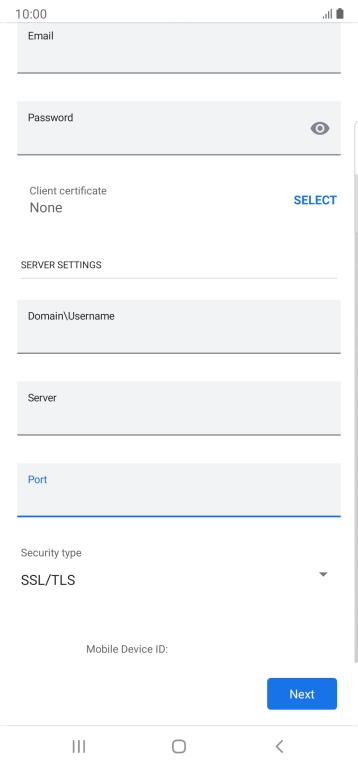 Press the drop down list below Press the drop down list below
