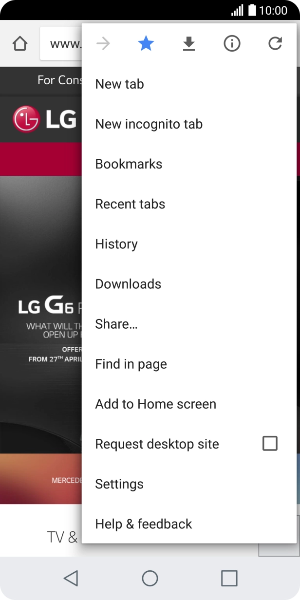 Press Bookmarks. Press Bookmarks.