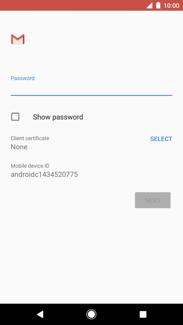 Press the field below 