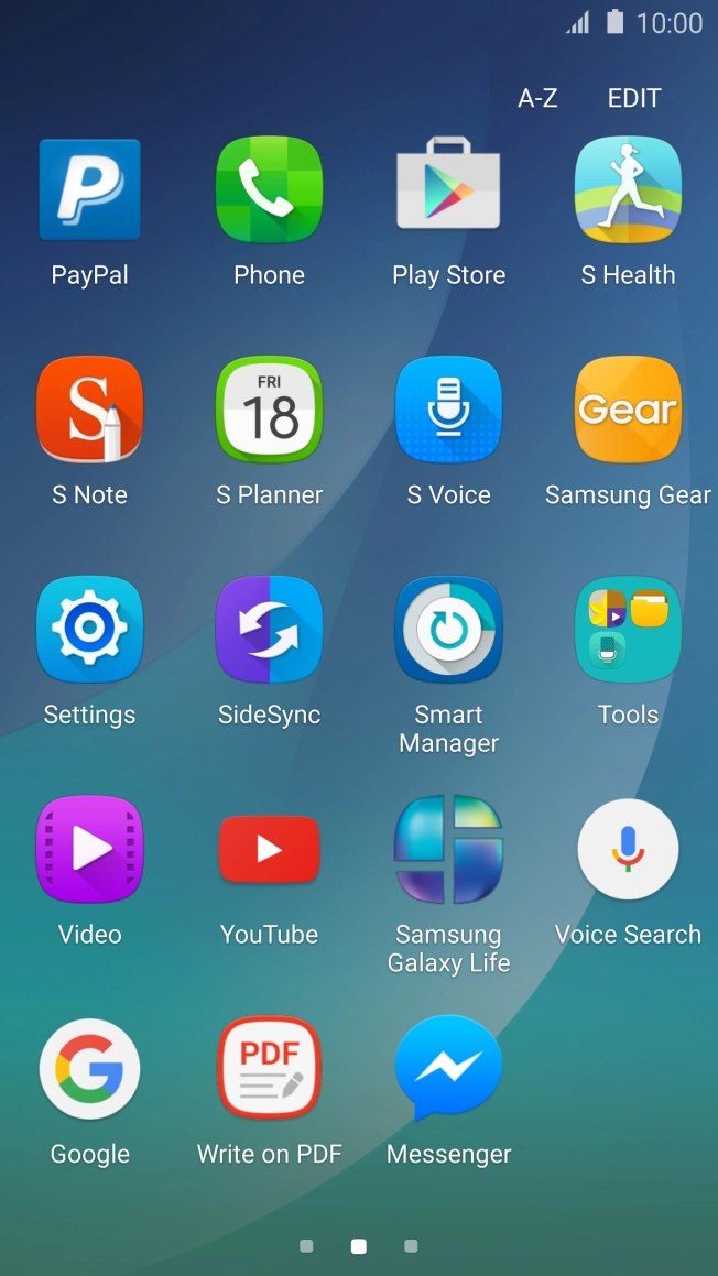 Press YouTube. Press YouTube.