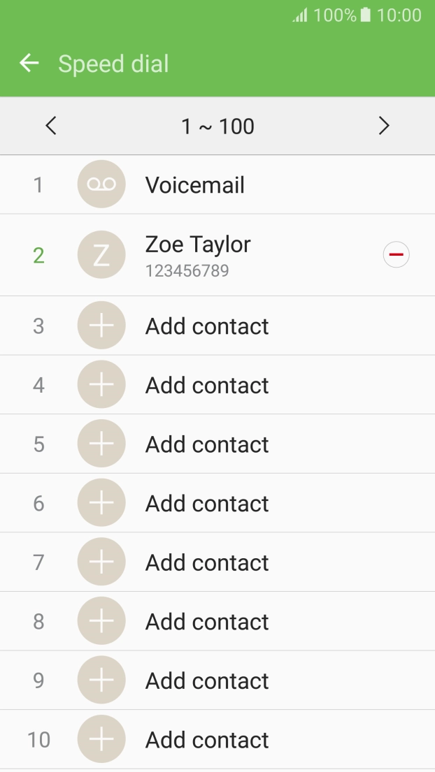 Press the Home key to return to the home screen.