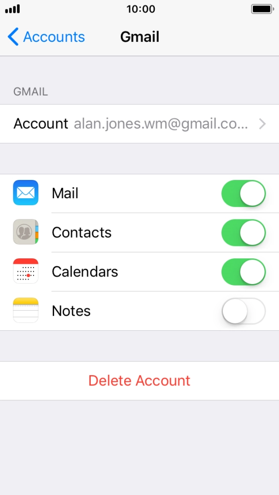 Press the Home key to return to the home screen.