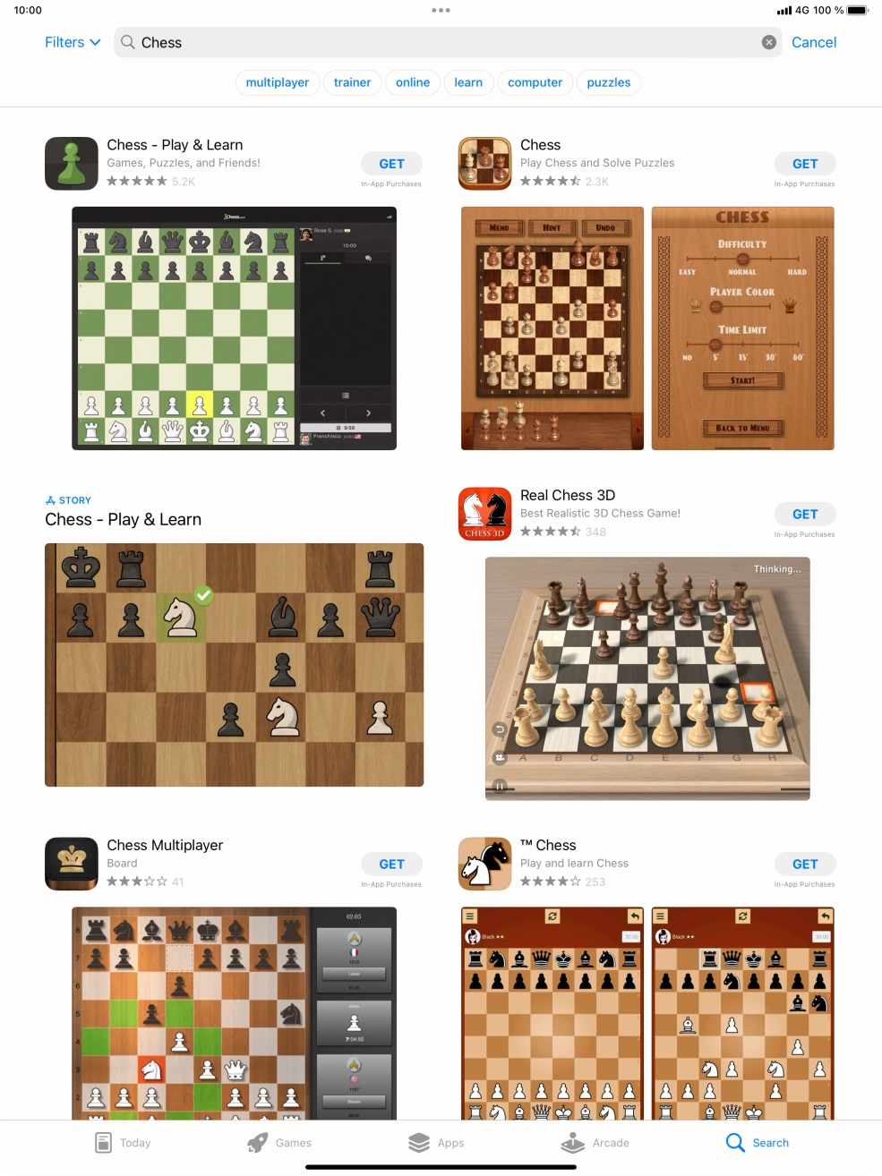 Press the required app.