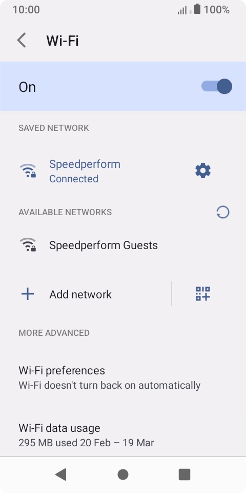 Press the Home key to return to the home screen.