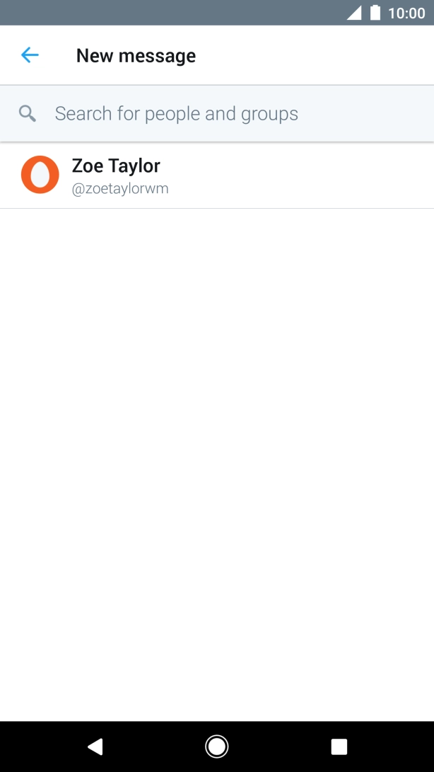 Press Search for people and groups.
