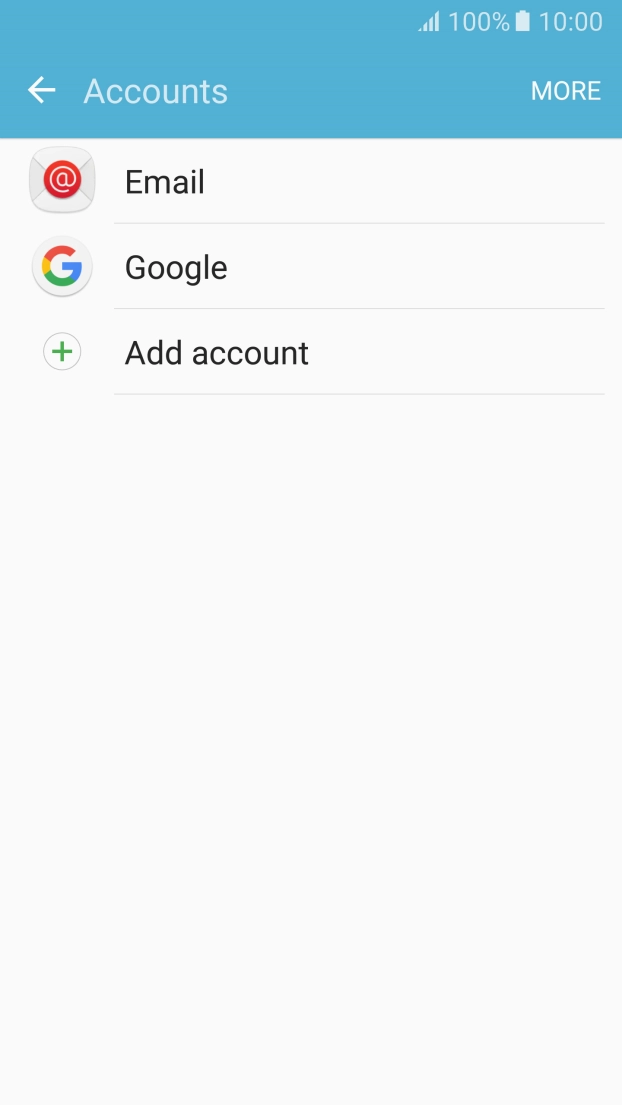 Press the Home key to return to the home screen.
