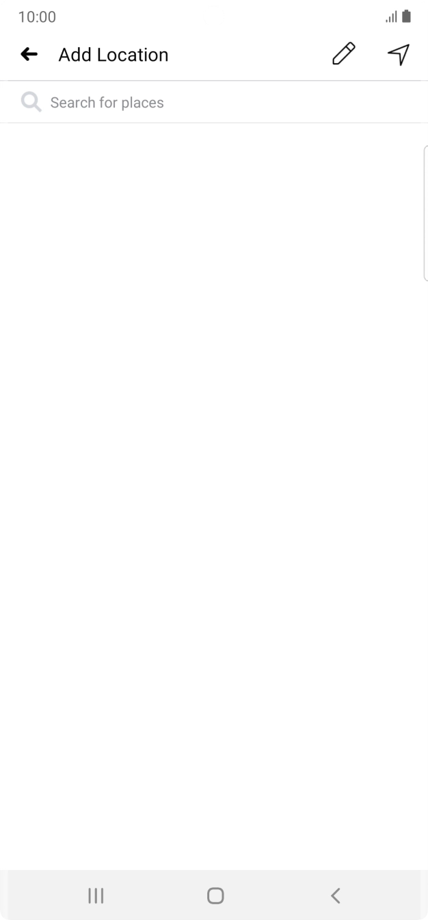 Press the search field and key in the required search word.