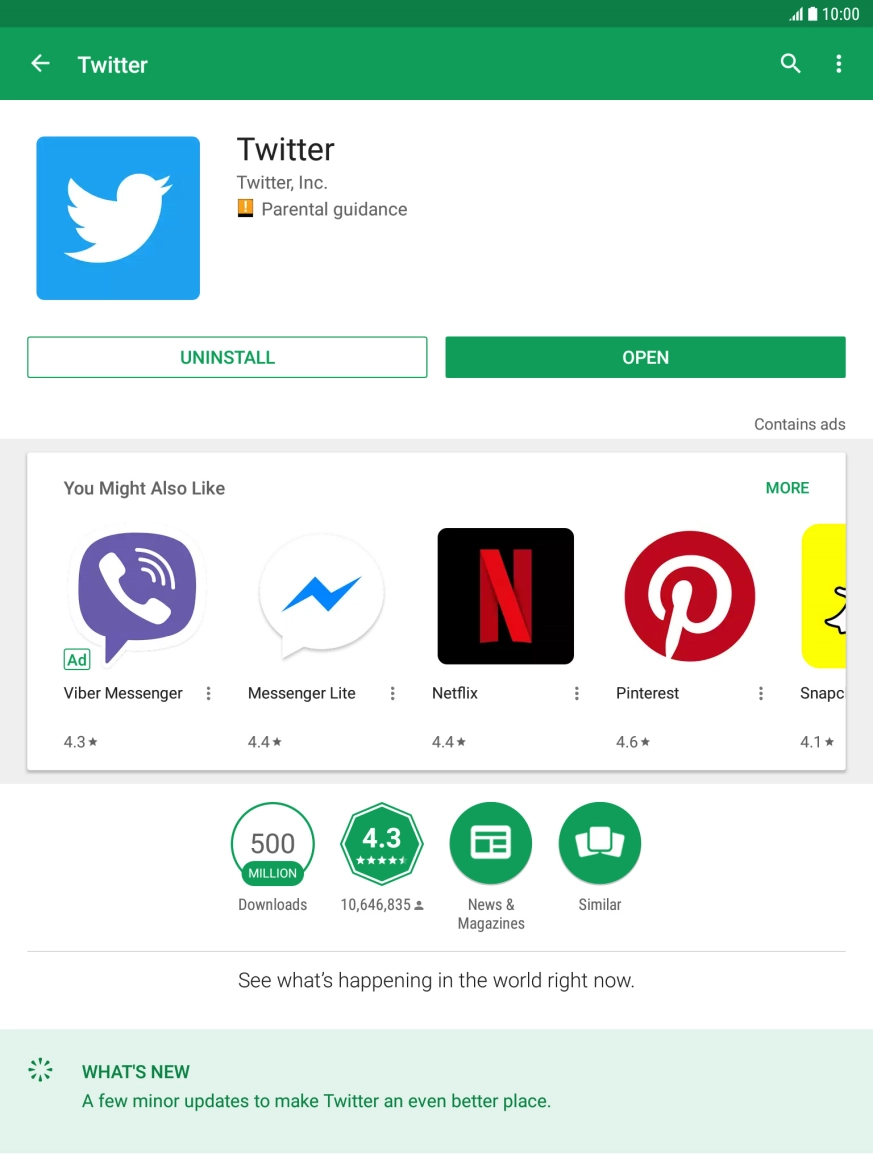 Press the Home key to return to the home screen.