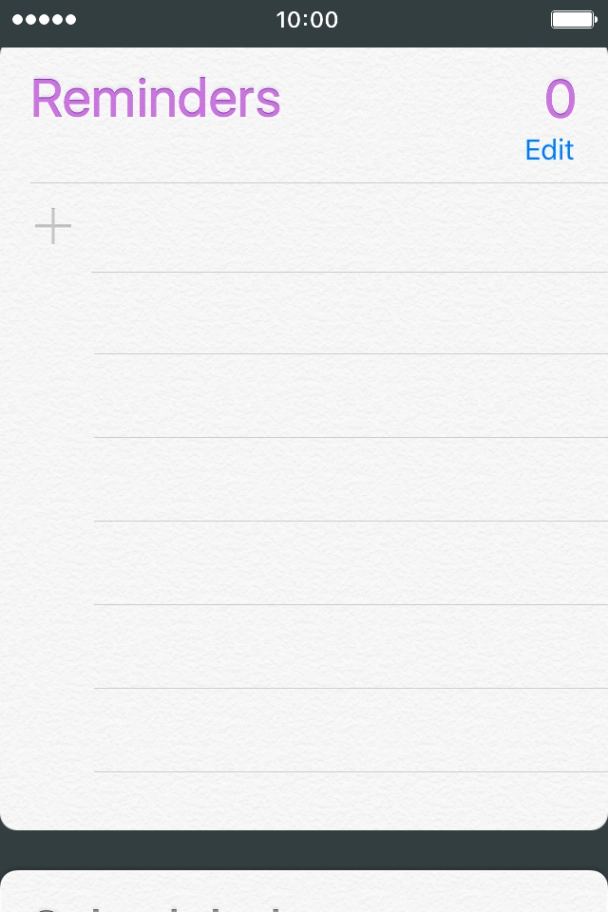 Press the text input field and key in the required text.