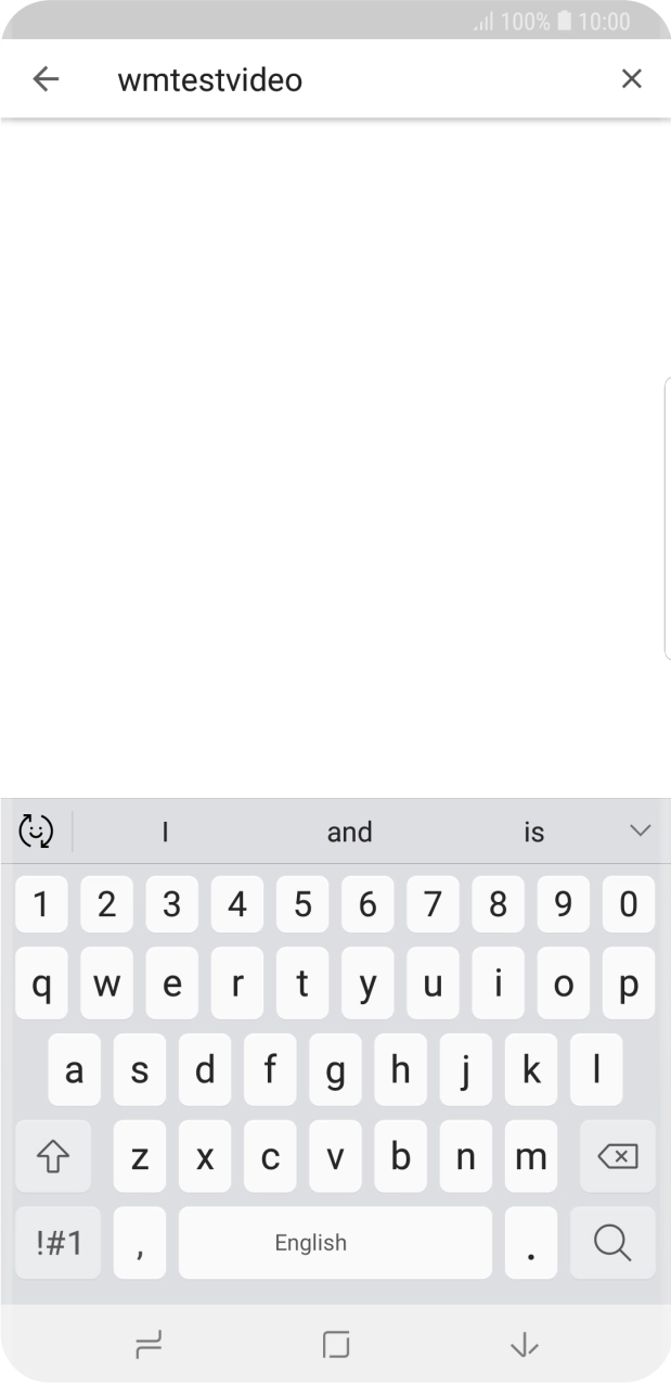 Key in the required search word and press the search icon.