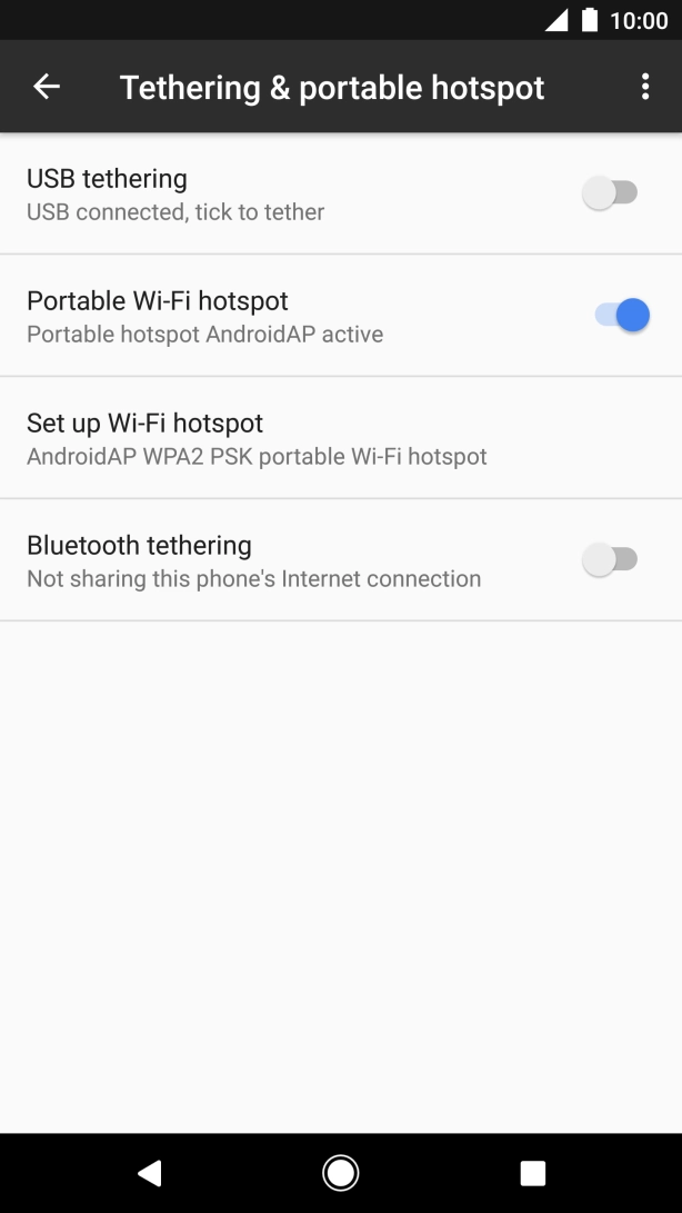 Press the Home key to return to the home screen.