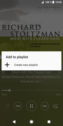 Press Create new playlist.