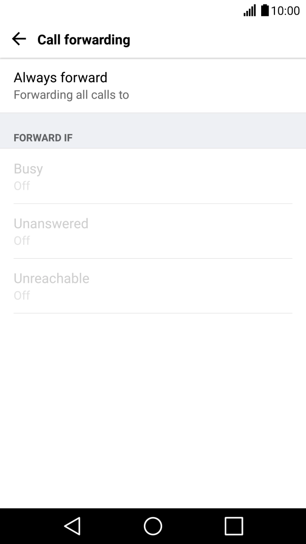 Press the Home key to return to the home screen.