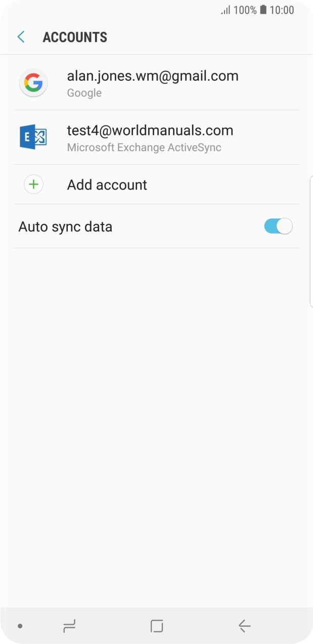 Press the Home key to return to the home screen. Press the Home key to return to the home screen.