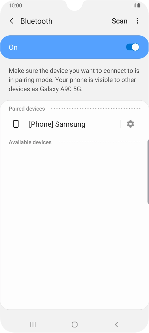 Press the Home key to return to the home screen.