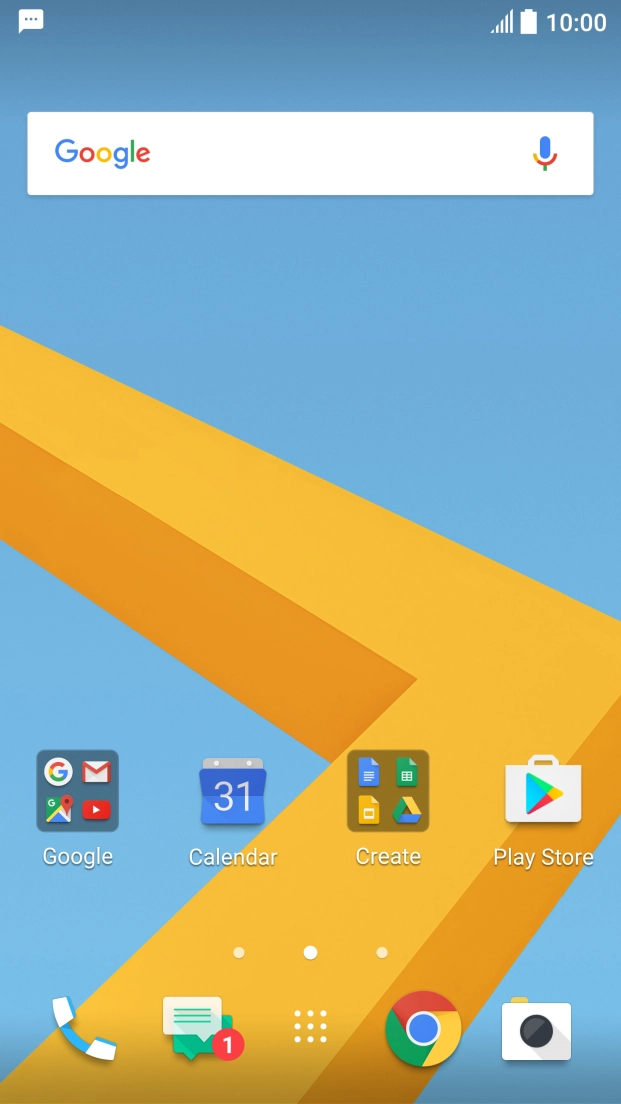 The text/picture message icon shows that you've received a new text or picture message.