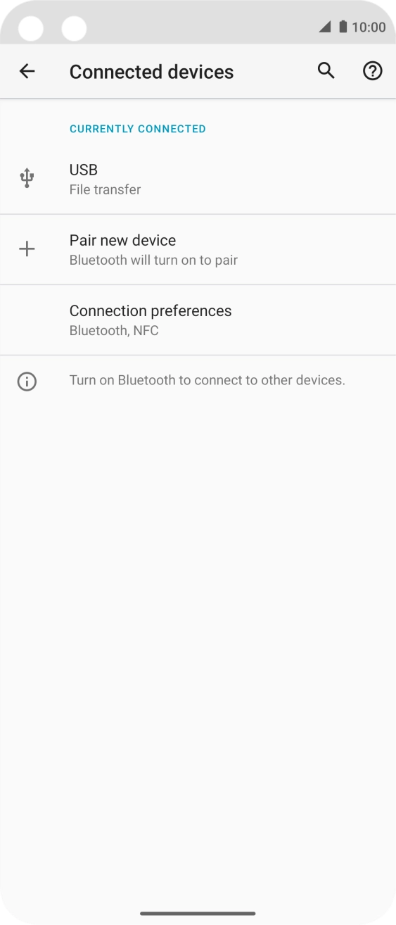 Press Pair new device.