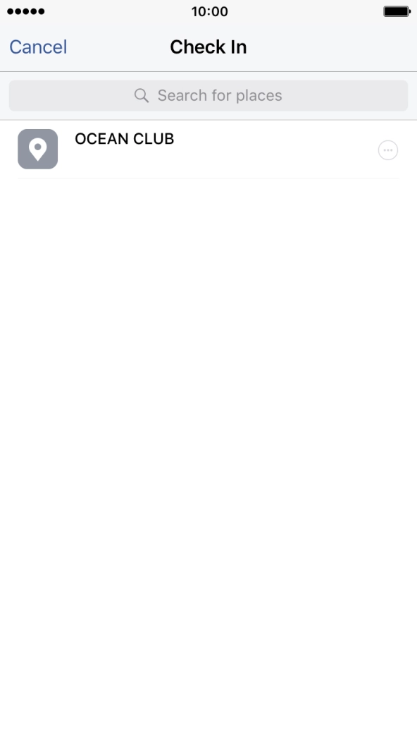 Press Search for places and key in the required search word. Press Search for places and key in the required search word.