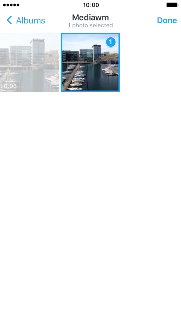 Press Done. Press Done.