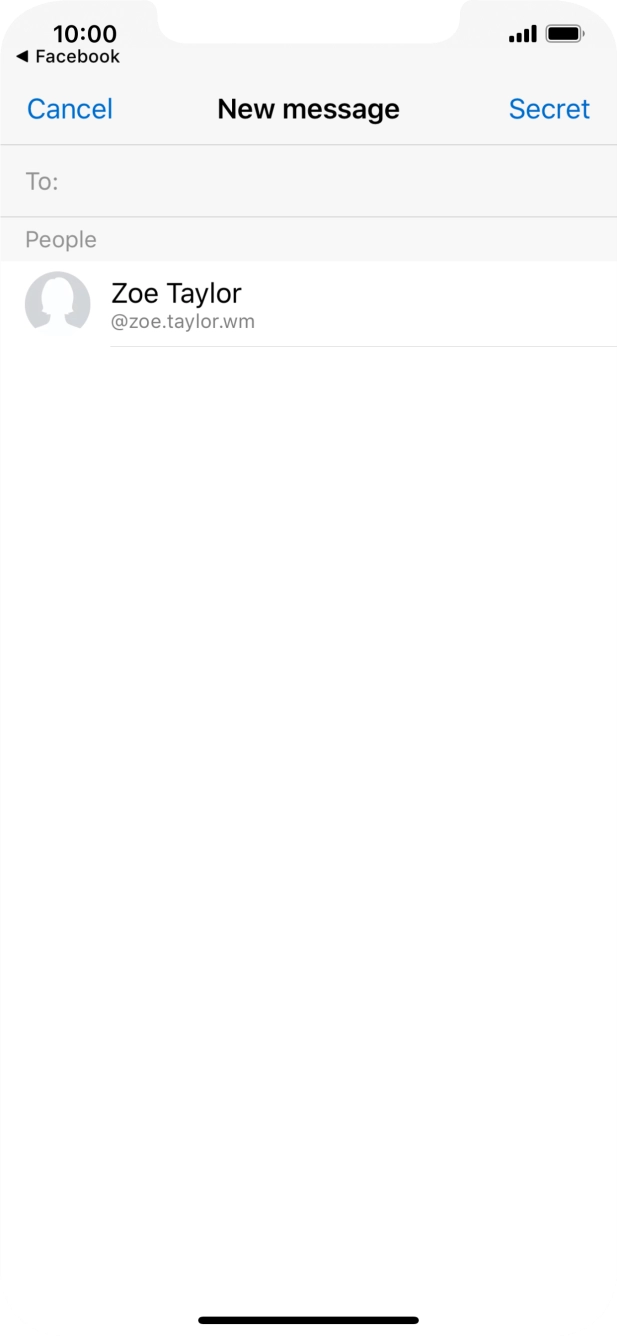 Press the field next to 