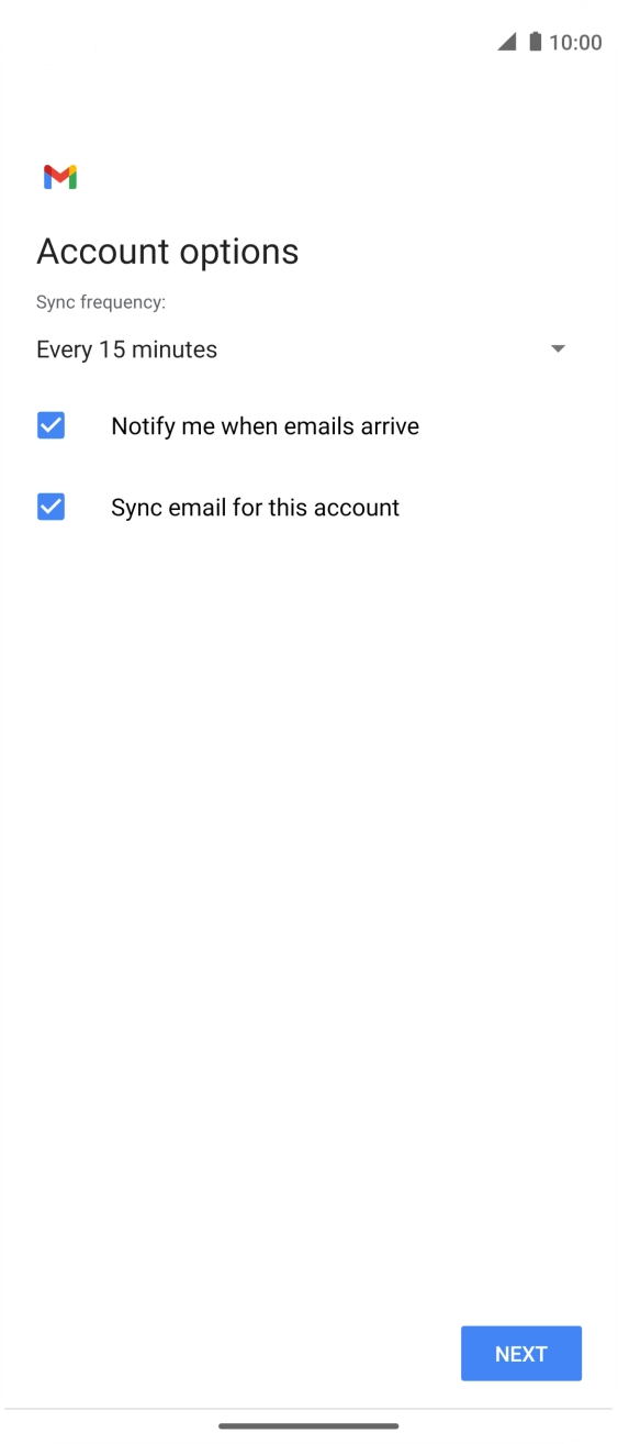 Press the drop down list below 