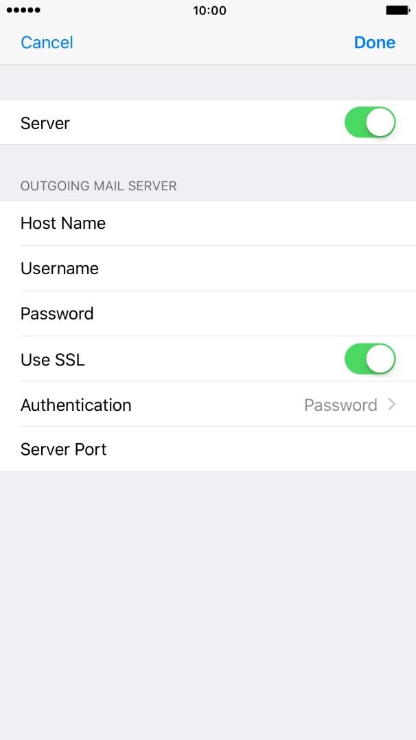 Press Authentication.