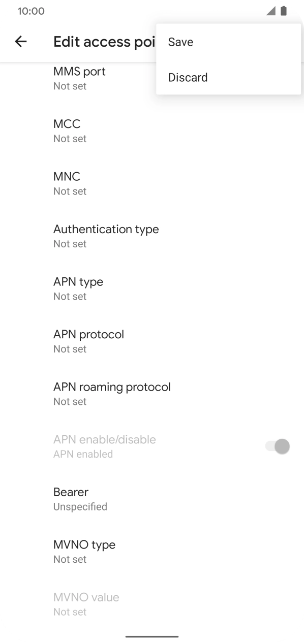 Press Save. Press Save.