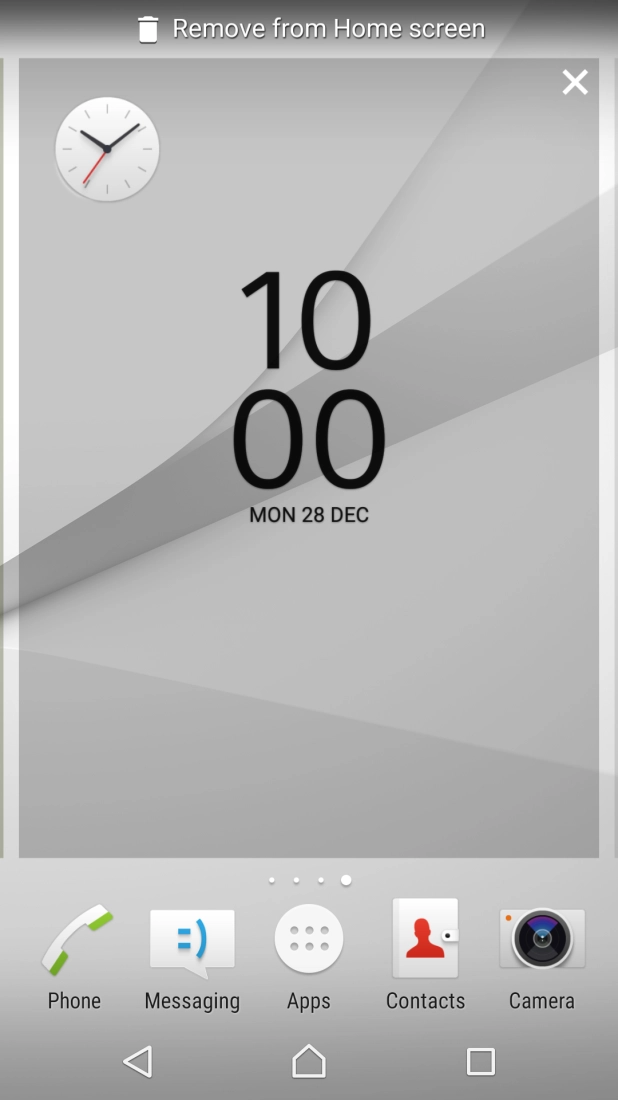 Drag the shortcut to Remove from Home screen.